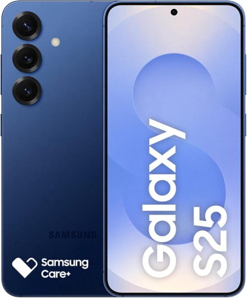 Celular Samsung Galaxy S25 5G, 256GB, 12GB RAM, Câmera Tripla de 50+12+10, Tela Grande de 6.2″, Azul Marinho